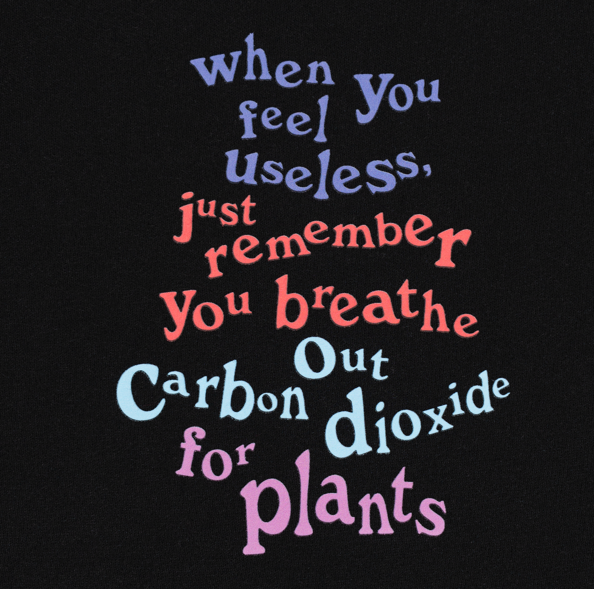 window of imagination zip-up hoodie (black)