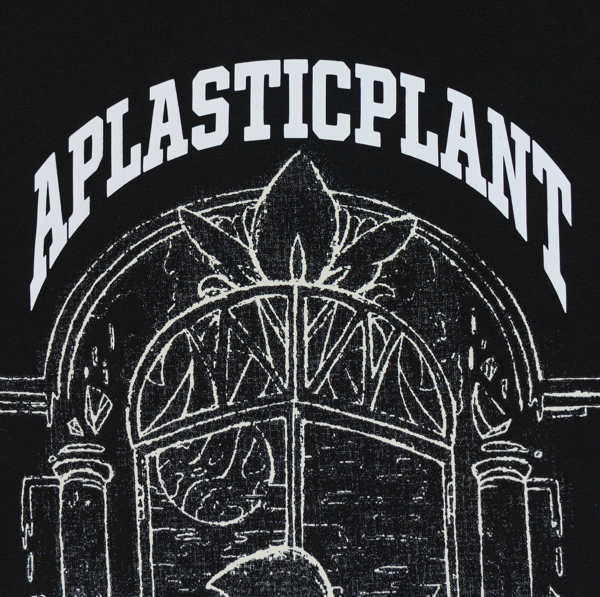 window of imagination zip-up hoodie (black)