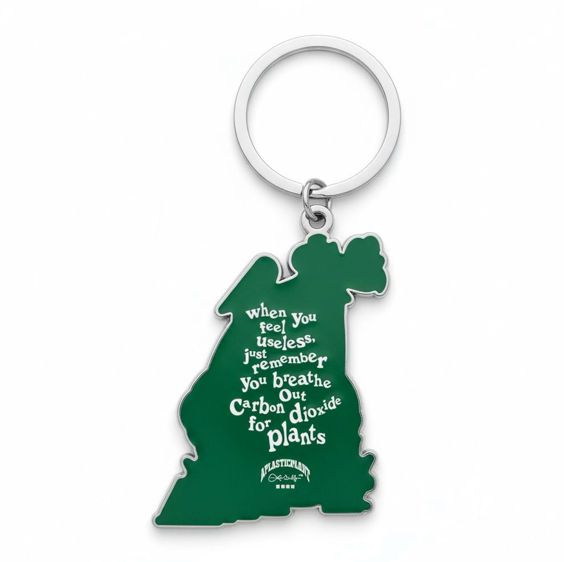 disruptie plant mask keychain